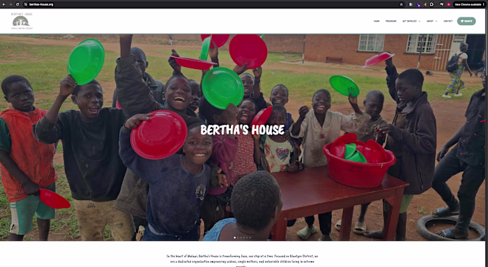 Developed a responsive website for