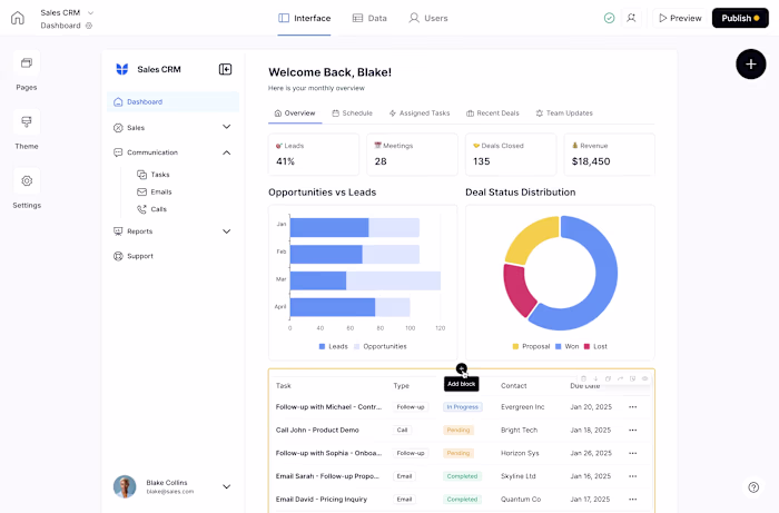 Softr: Internal admin systems