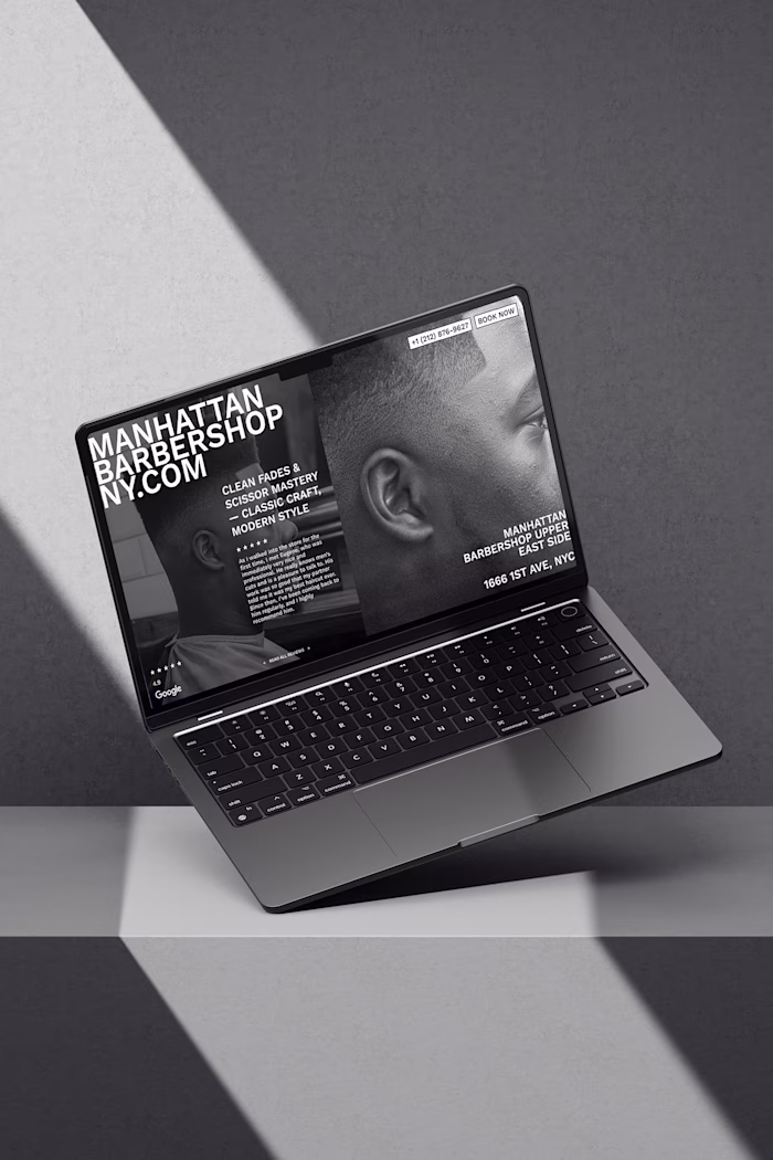 Manhattan Barbershop: Editorial Aesthetics