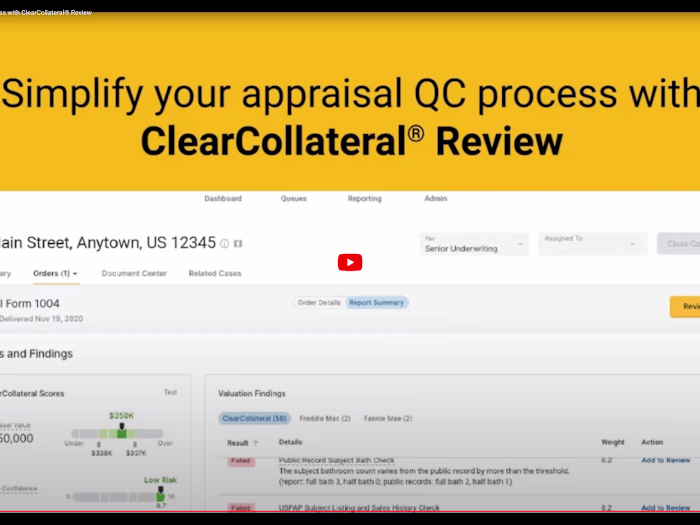 Clear Collateral Review Platform