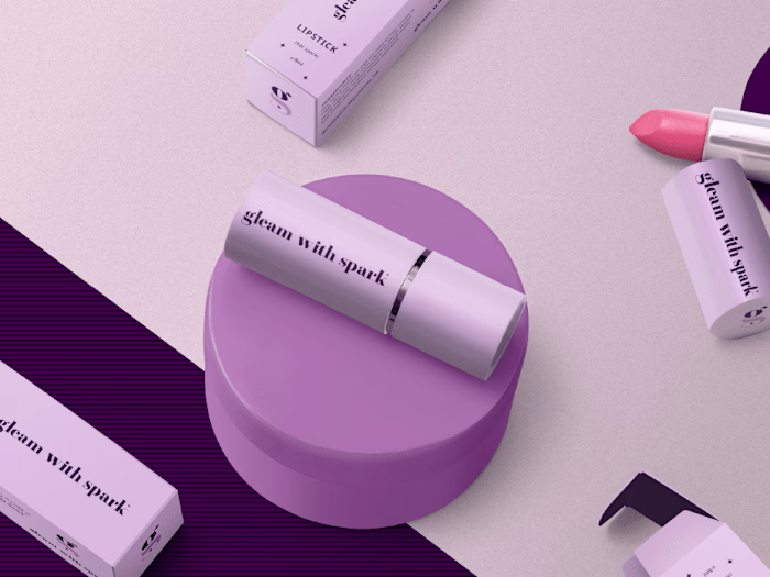Gleam with spark make-up brand