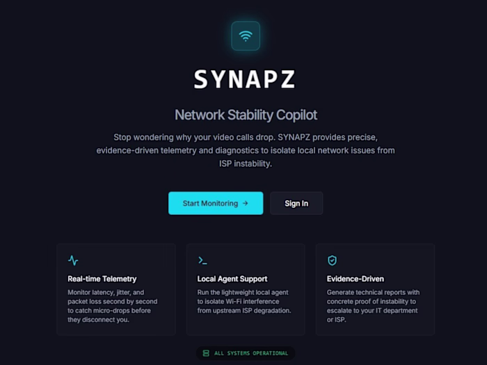 I designed and built SYNAPZ