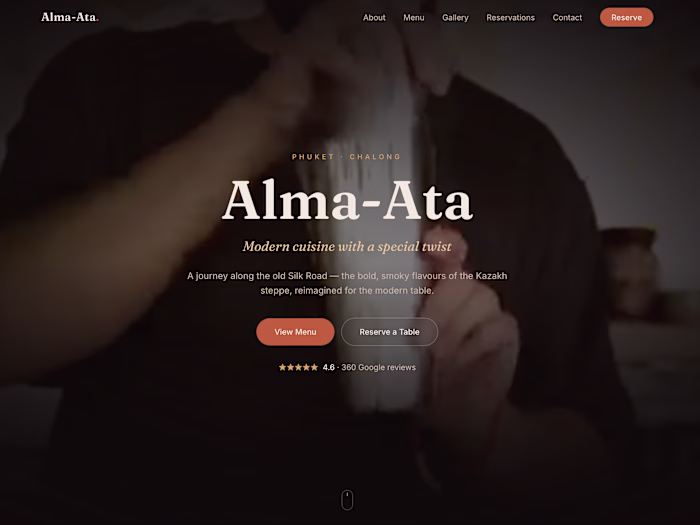 Alma-Ata — Modern cuisine with a special twist