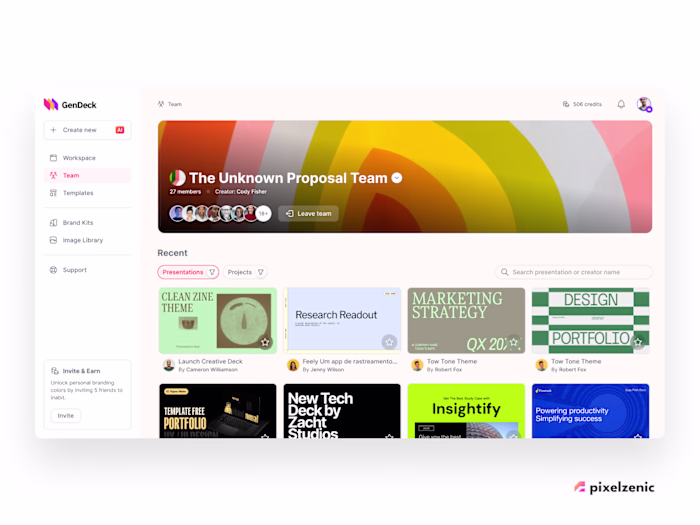 AI Presentation SaaS: End-to-End UX Redesign