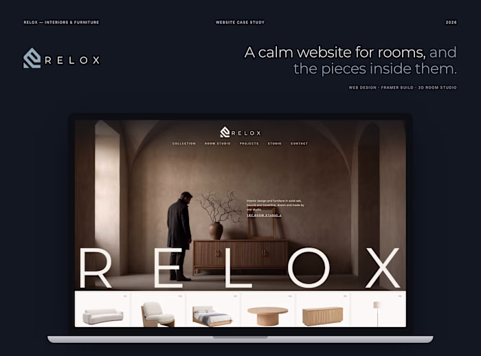 Relox | Website Design & Framer Build
