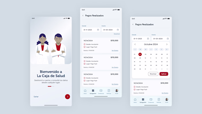 Health Insurance App Design