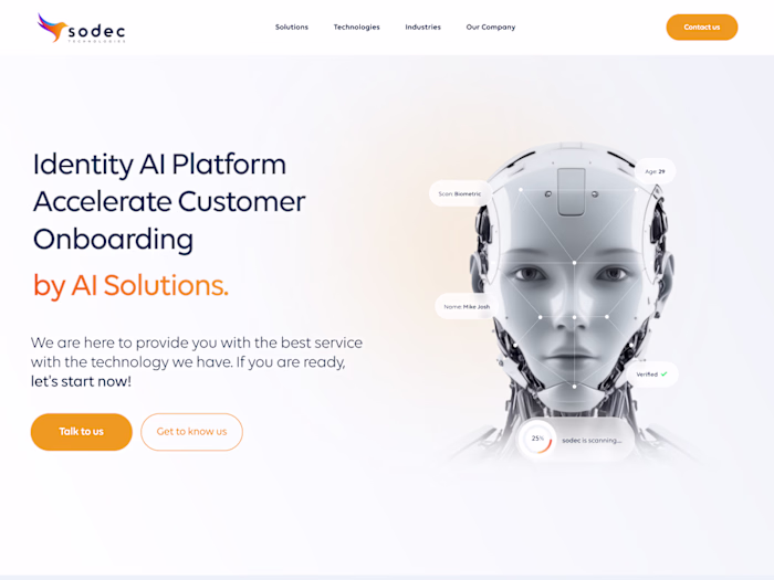 Modern Corporate Website UI