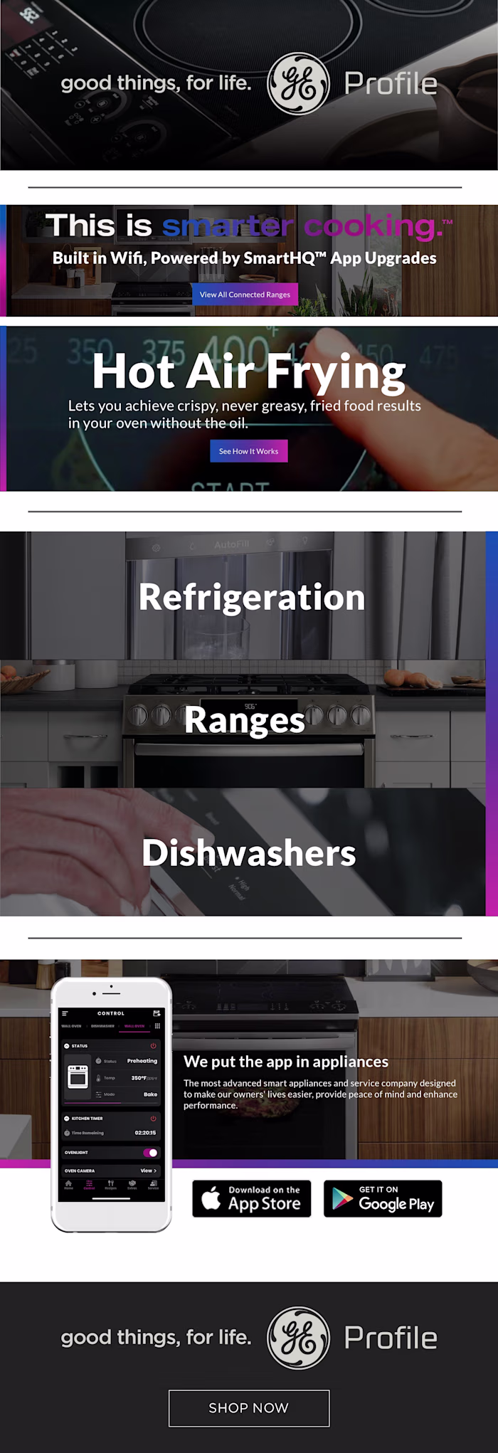 Brand Landing Pages