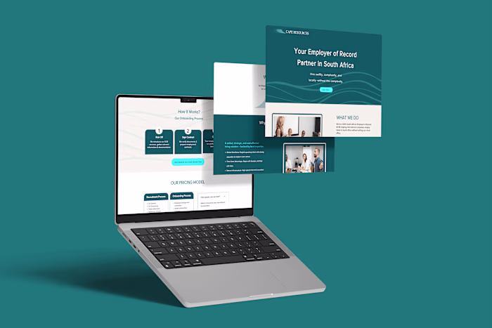 Wix Website design | Landing page | Employer Record