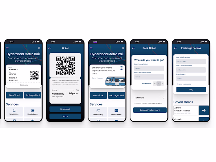 Redesigning metro App