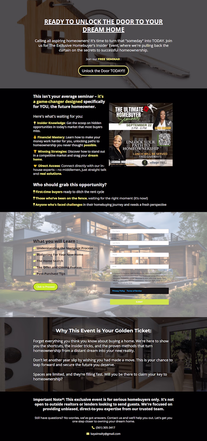 LANDING PAGE DESIGN