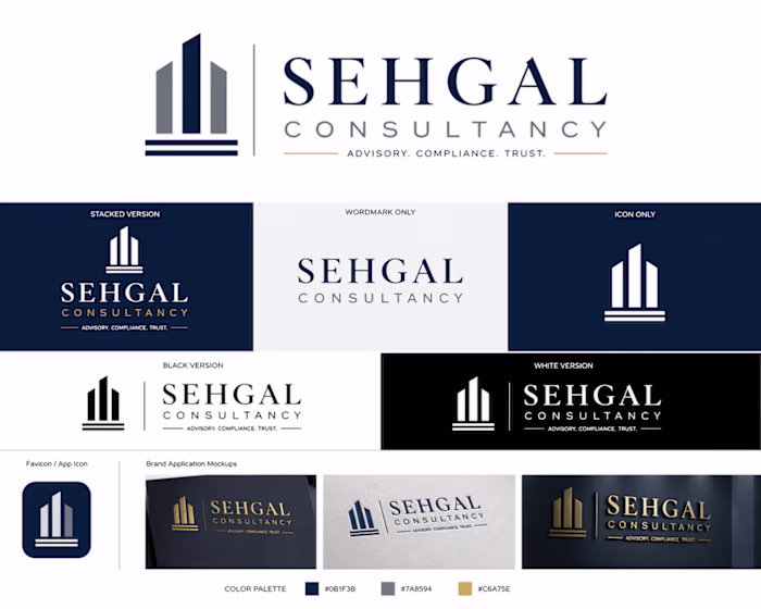 Sehgal Consultancy Brand Identity Design