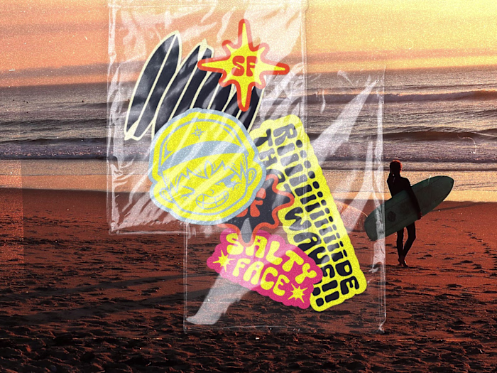 Brand Identity Design for Salty Face Surf Shop