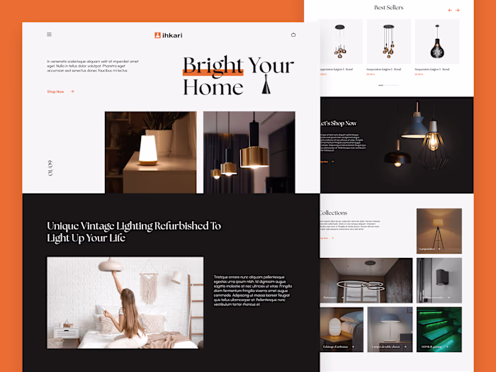 Ihkari : Lamps E-commerce Website