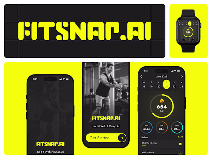 FitSnap.Ai (http://FitSnap.Ai) App UI