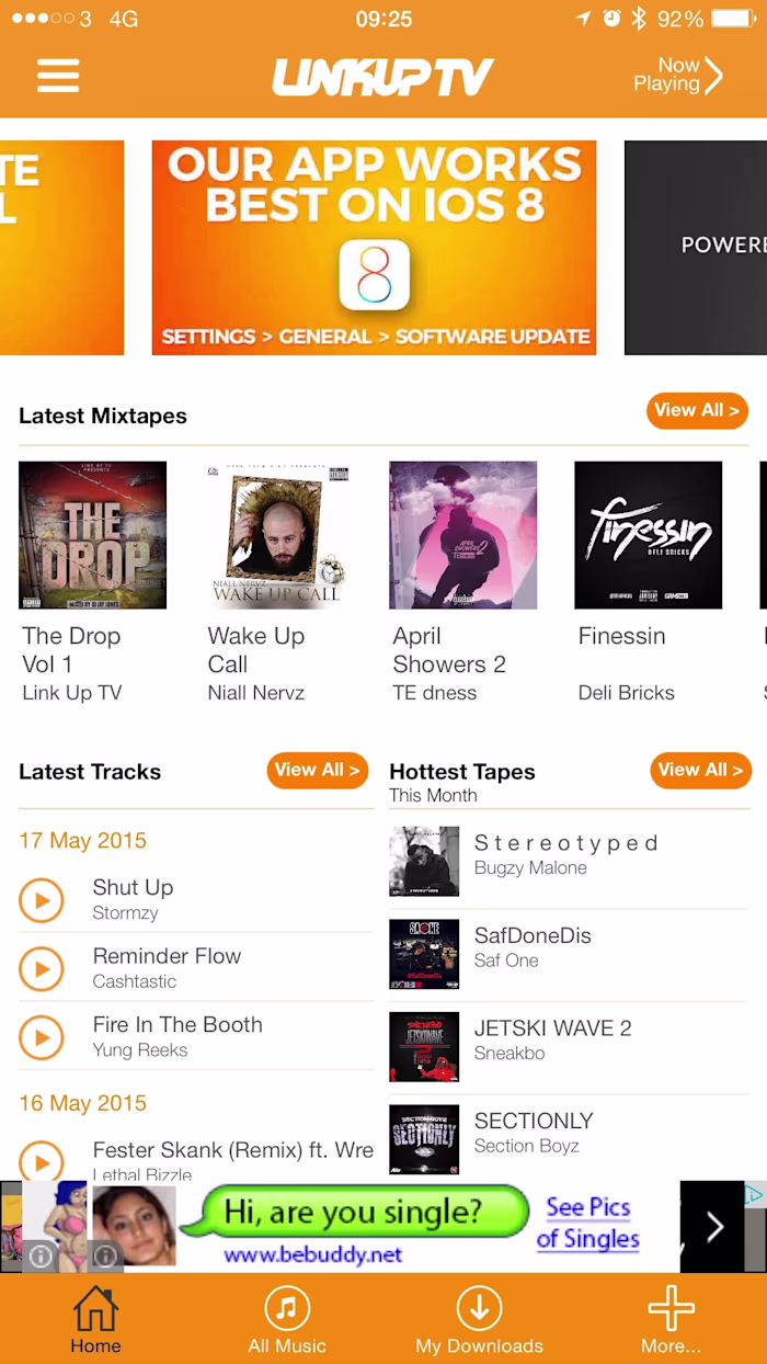 LinkupTV - Music Streaming App