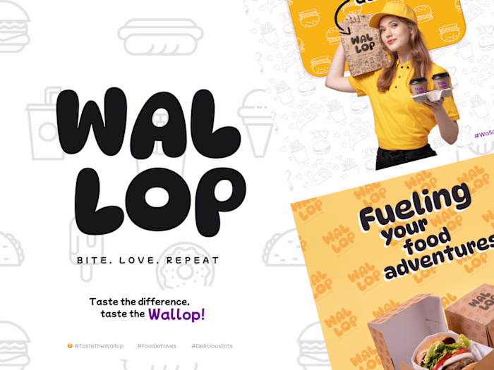 Visual Symphony: Brand Identity for Wallop