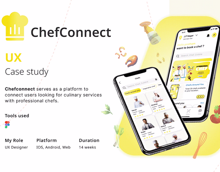 UX Case Study - Chef Booking App | Behance