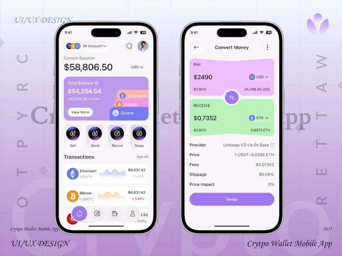 Crypto Finance App | Wallet