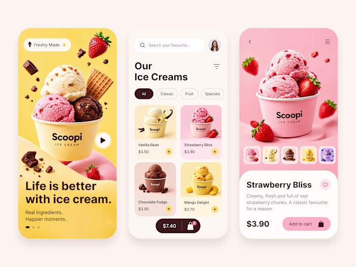 Scoopi — Ice Cream Ordering
