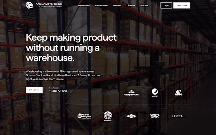 Commonwealth Inc. — Webflow to Next.js Migration & Launch