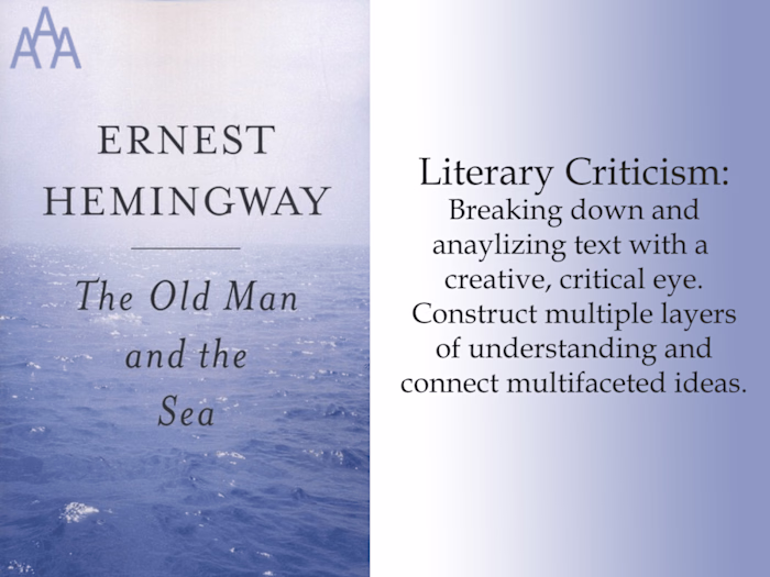 Literary Construction and Understanding - Old Man and the Sea