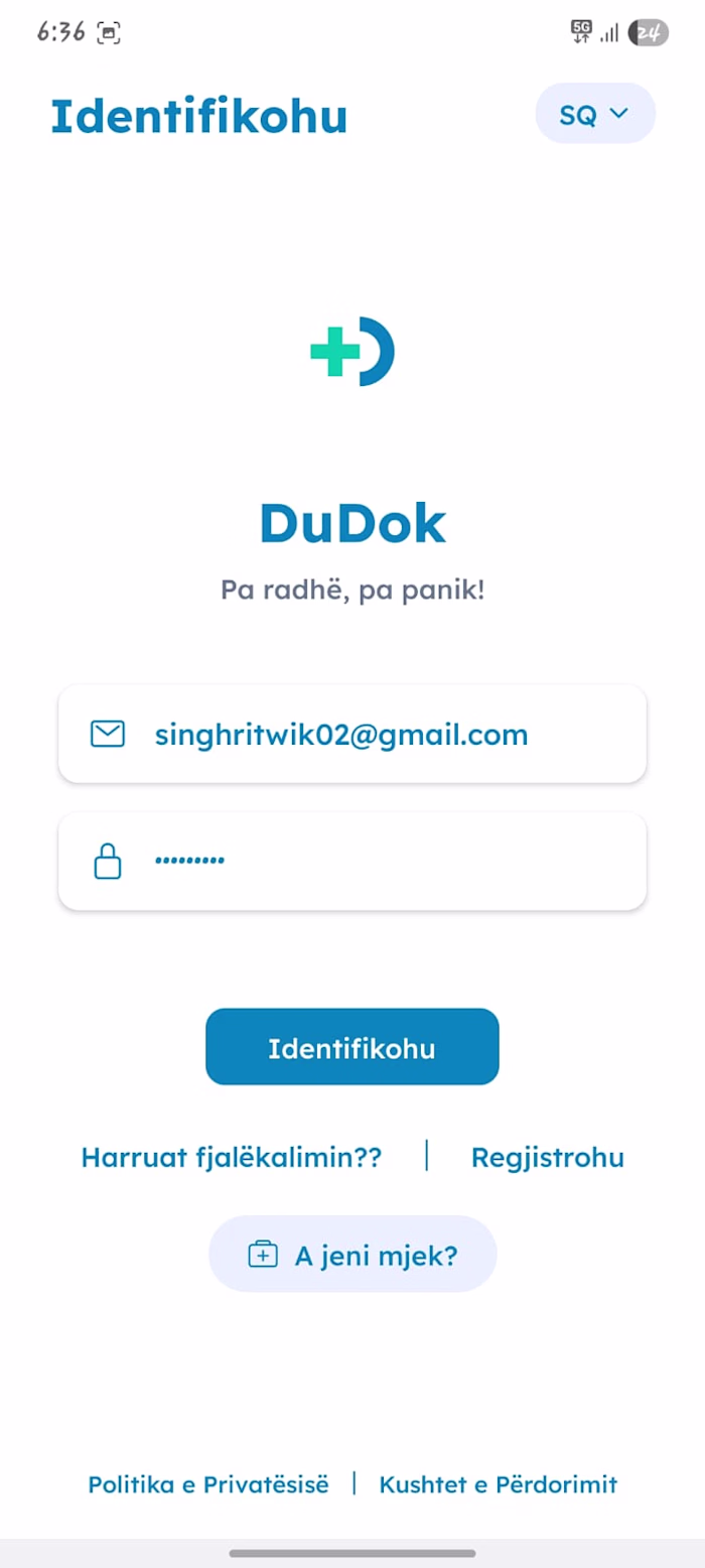 Dudok Client App Development