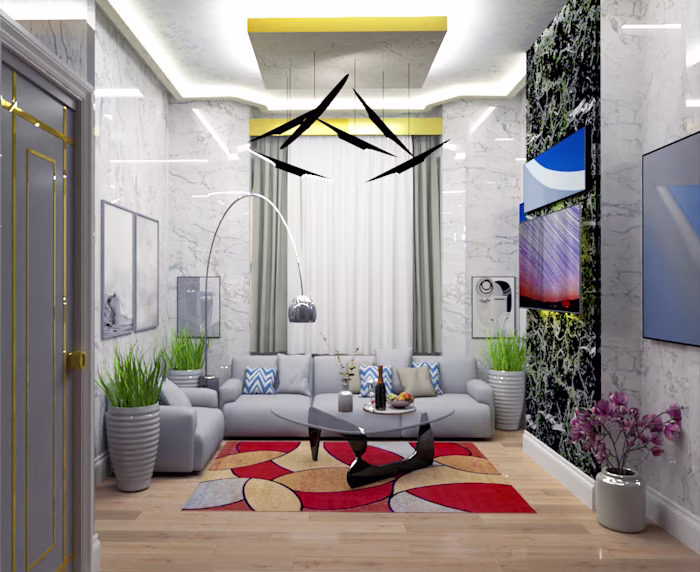 3d living room