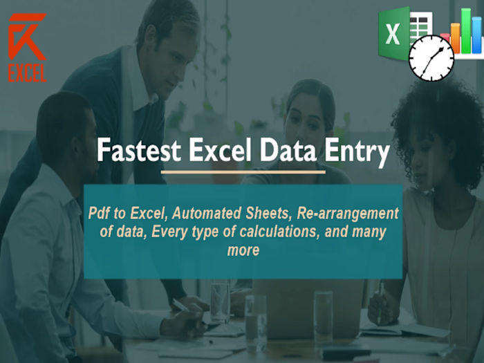 Excel Data Entry Operator