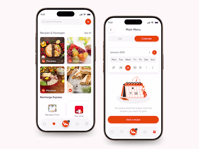 AI Food Application UI