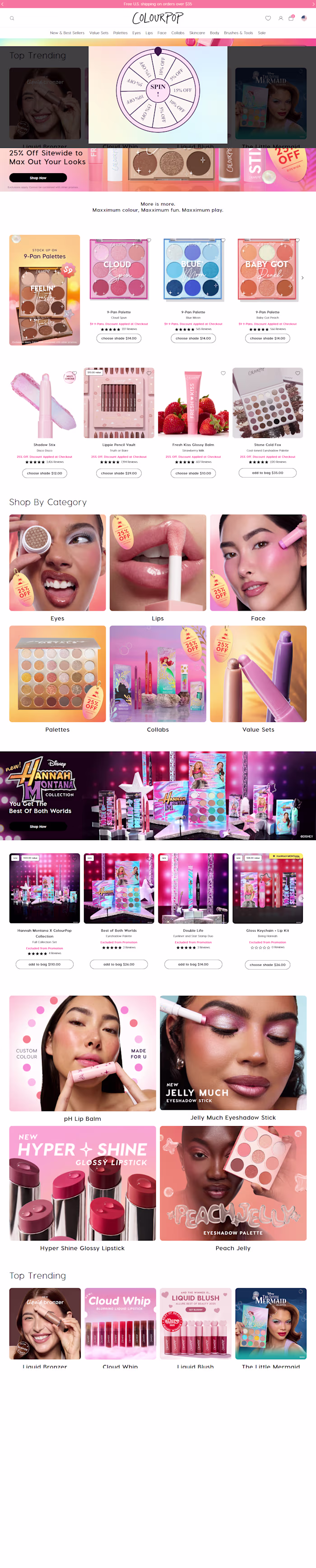 Large catalog with effective navigation.👍