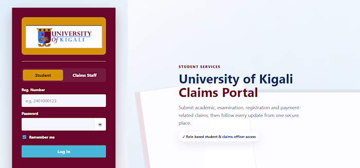 UoK Claims Portal