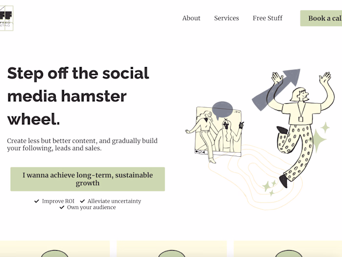 My own landing page