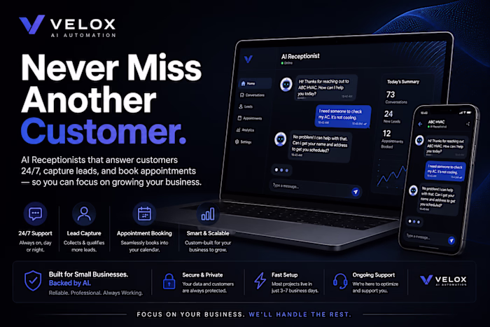 Velonix AI Receptionist