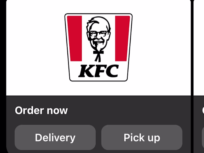 UX Design and Content for KFC