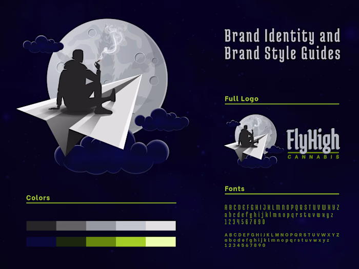 FlyHigh - Brand Identity and Brand Style Guides