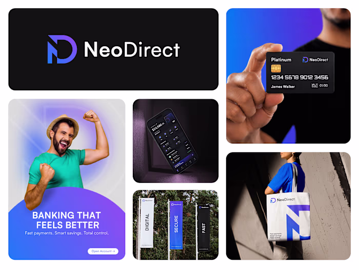 NeoDirect - Modern Fintech Brand