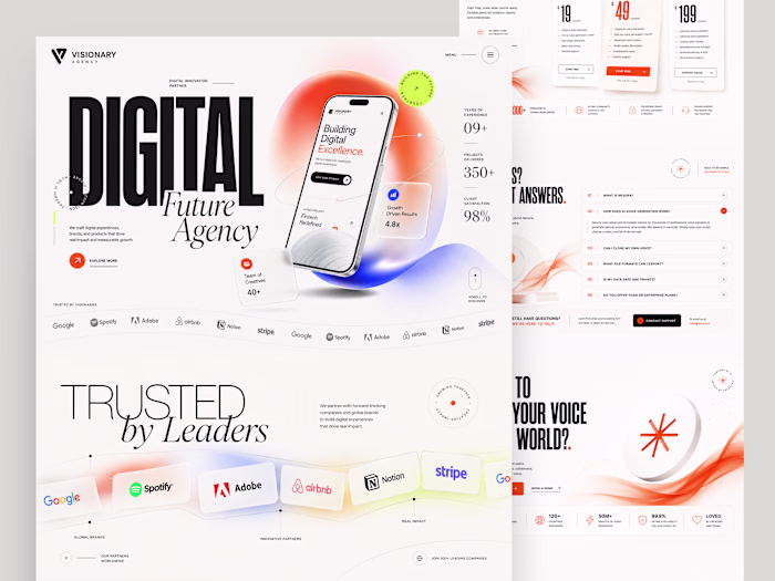 Most agency websites explain what