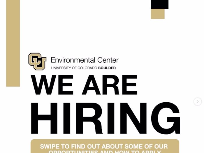 CU Environmental Center Hiring Posts