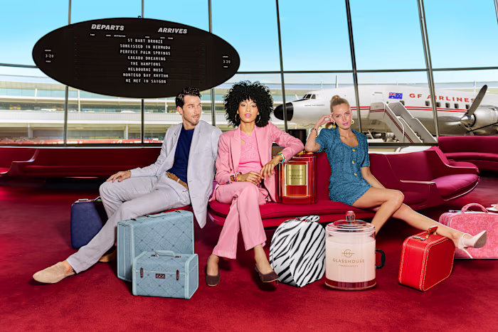 GLASSHOUSE FRAGRANCE EVERGREEN CAMPAIN