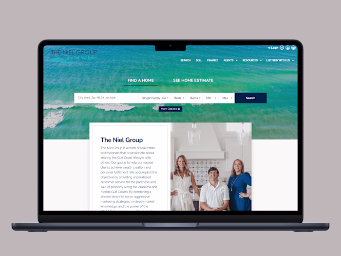 Real Estate Website Design For The Thenielgroup