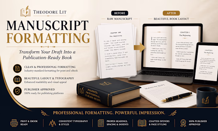 Manuscript Formatting expert
