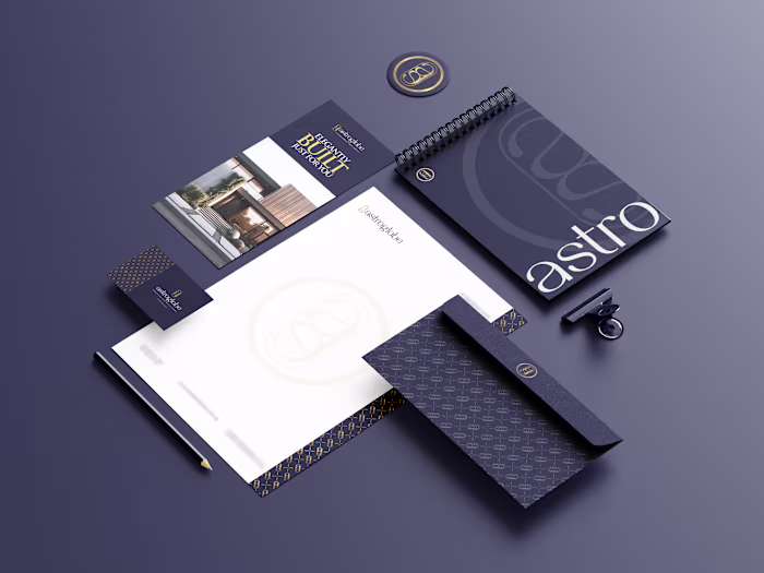 Full Brand Identity Design for Astroglobe Estates