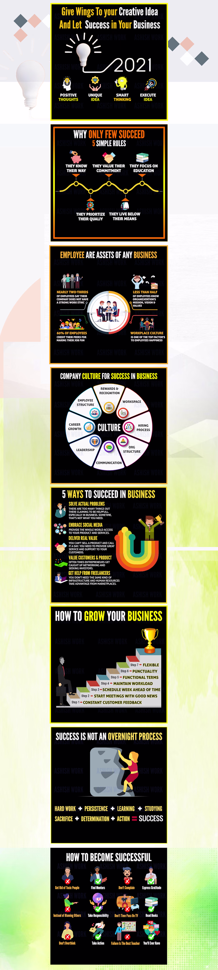 Social Media Infographics Design for Business