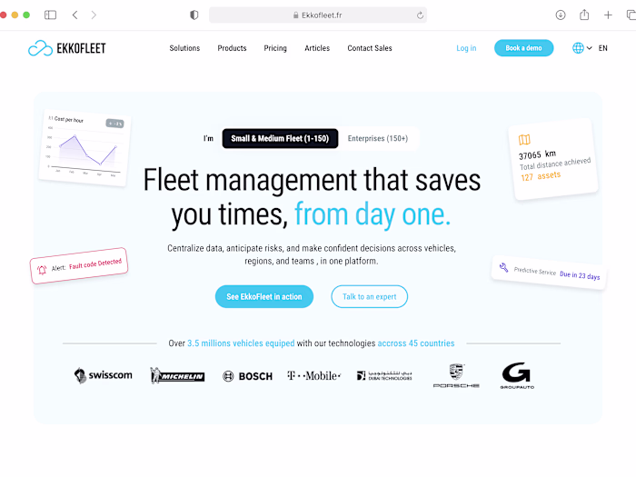 Ekkofleet — Website Design & Framer Development