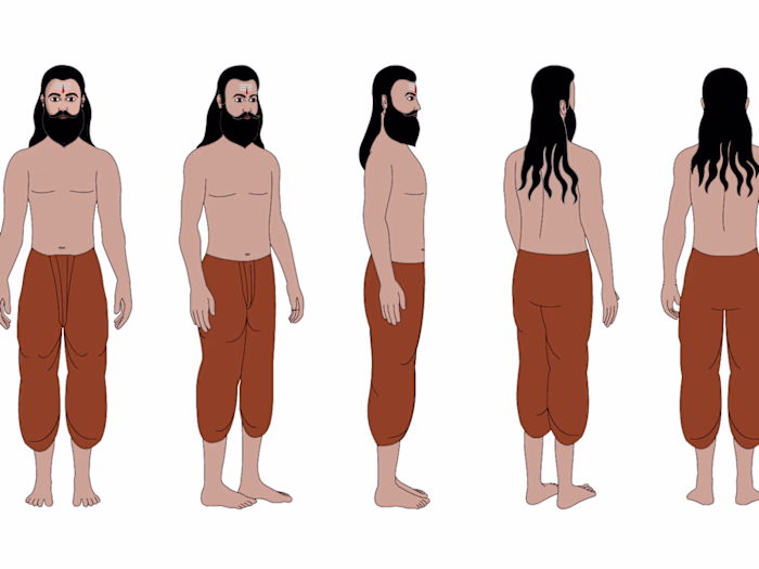 Character Model Sheet for Animation