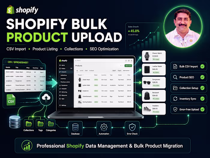 Shopify Bulk Product Upload