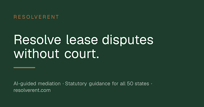 ResolveRent — AI Landlord-Tenant Dispute Resolution