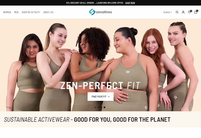 Zenatives Shopify Store