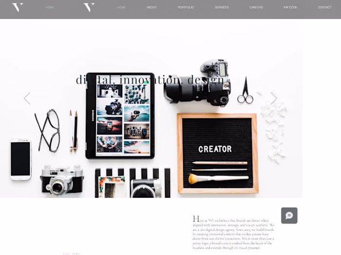 Portfolio website